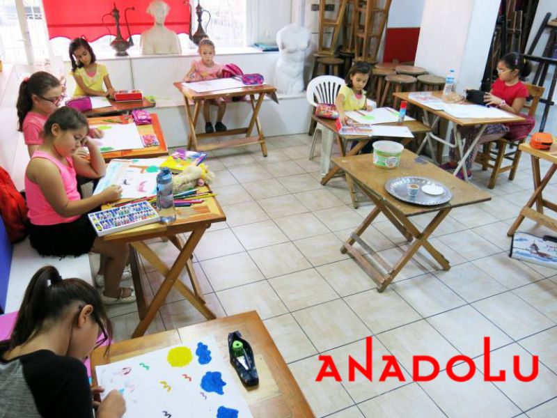 Çocuklar Yönelikler Güzel Sanatlar Kursu Çukurovada