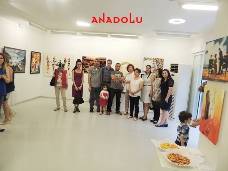 Kayseri Yağlıboya Sergisinde