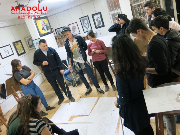 Güzel Sanatlar Fakülteleri İçin Yetenek Kursları Çukurovada